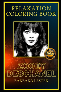 Zooey Deschanel Relaxation Coloring Book
