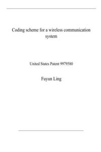 Coding scheme for a wireless communication system
