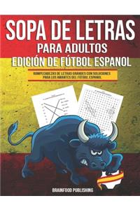 Sopa de Letras para adultos - Edición de Fútbol Espanol