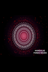 mandalas fondo negro
