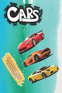 Activity Books for childrens Ages 6-12 - Coloring Cars. Extra Large 300+ pages. More than 170 cars