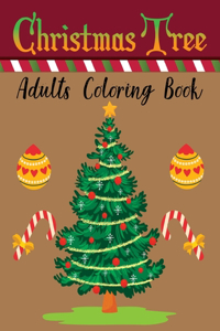 Christmas Tree Adults Coloring Book