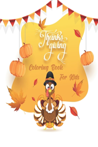 Thanksgiving Coloring Book For Kids