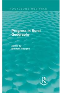 Progress in Rural Geography (Routledge Revivals)