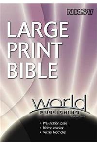 Large Print Bible-NRSV