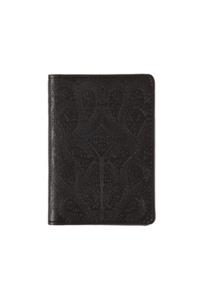 Christian Lacroix Heritage Collection Black Paseo Embossed Passport Holder