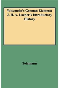 Wisconsin's German Element