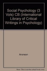 Social Psychology (3 Vols) CB
