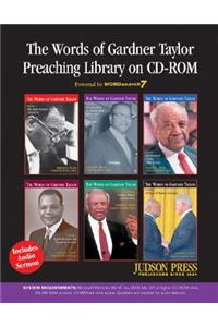 Words of Gardner Taylor Preaching Library on CD-ROM