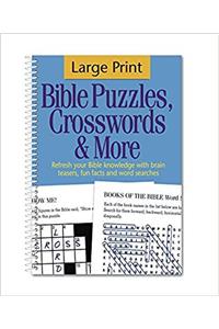 Large Print Bible Puzzles, Crosswords & More