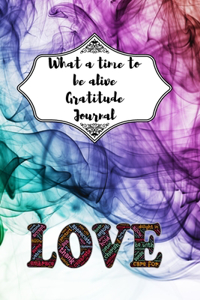 What a time to be alive gratitude journal