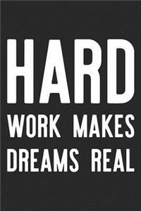 Hard Work Makes Dreams Real