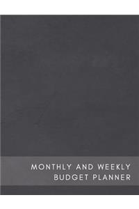 Monthly and Weekly Budget Planner