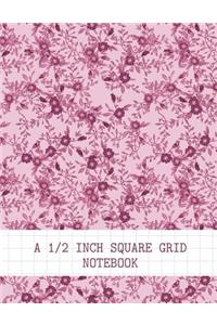 A 1/2 Inch Square Grid Notebook
