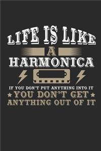 Life Is Like a Harmonica If You Don't Put Anything Into It You Don't Get Anything Out Of It