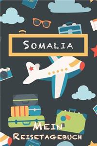 Somalia Mein Reisetagebuch: 6x9 Kinder Reise Journal I Notizbuch zum Ausfüllen und Malen I Perfektes Geschenk für Kinder für den Trip nach Somalia