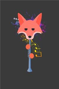 Fuchs mit Flöte