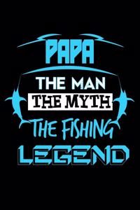Papa The Man The Myth The Fishing Legend