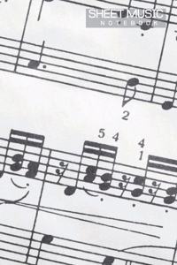 Blank Sheet Music Notebook - 100 Pages Of Manuscript Paper