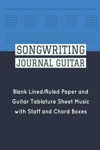 Songwriting Journal Guitar