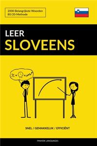 Leer Sloveens - Snel / Gemakkelijk / Efficiënt