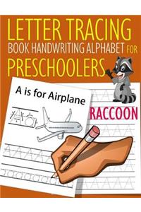 Letter Tracing Book Handwriting Alphabet for Preschoolers Raccoon