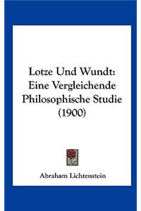 Lotze Und Wundt