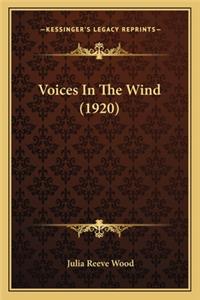 Voices In The Wind (1920)