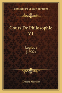Cours De Philosophie V1