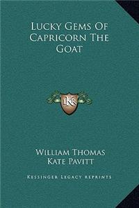 Lucky Gems Of Capricorn The Goat