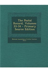 The Postal Record, Volumes 33-34