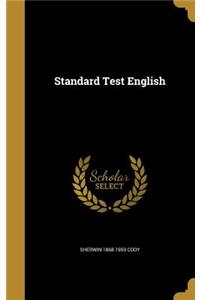 Standard Test English