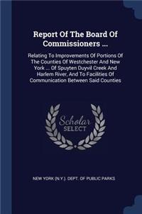 Report of the Board of Commissioners ...