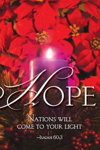 Hope Advent Candle Sunday 1 Bulletin (Pkg of 50)