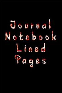 Journal Notebook Lined Pages