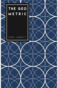 The Geo Metric: Password Journal & Password Keeper (Blue Circle Geometric Design)