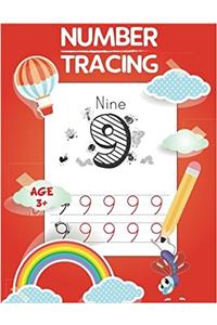 Number Tracing: Number Tracing Practice & Handwriting Practice: Volume 5 (Tracing Letter for Kids)