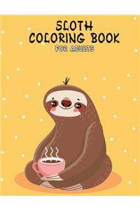 Sloth Coloring Book For Adult