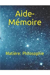 Aide-Mémoire