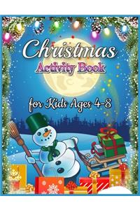 Christmas Activity Book for Kids Ages 4-8