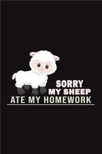 Sorry My Sheep Ate My Homework
