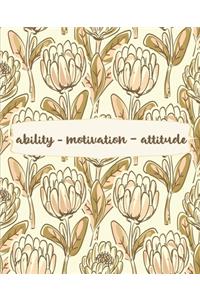Ability - Motivation - Attitude