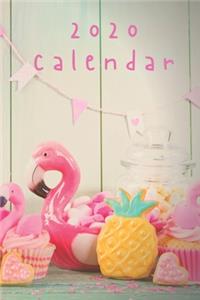 2020 Flamingo Calendar Planner Organizer