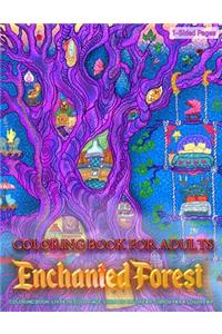 Coloring Book for Adults - Enchanted Forest