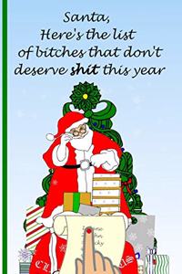 Funny Christmas Notebook