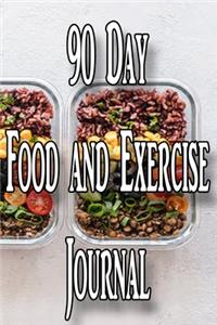 90 Day Food and Exercise Journal
