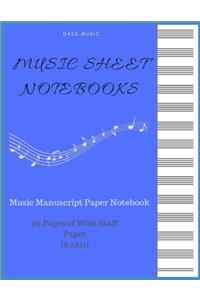 Music Sheet Notebooks
