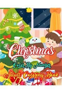 Christmas Color By Number Adult Coloring Book