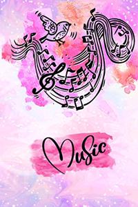 Notizbuch Musik
