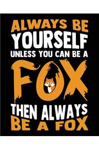 Always Be Yourself Unless You Can Be a Fox Then Always Be a Fox